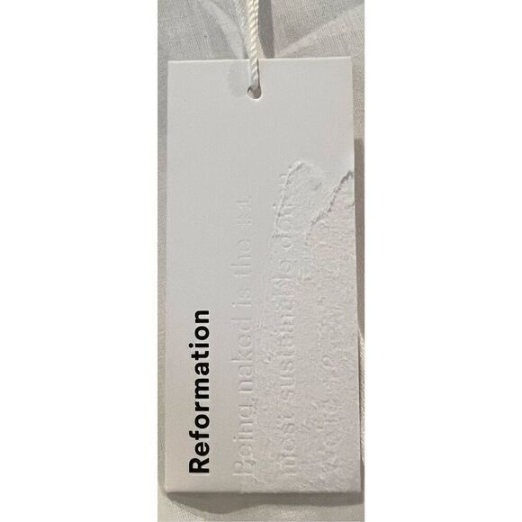 Reformation Anneliese Linen Midi Dress in 100% Linen NWT Size 4 - Picture 7 of 7